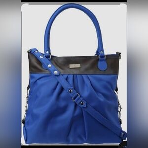 Hadaki Royal Blue and Black Shoulder/ Crossbody Bag